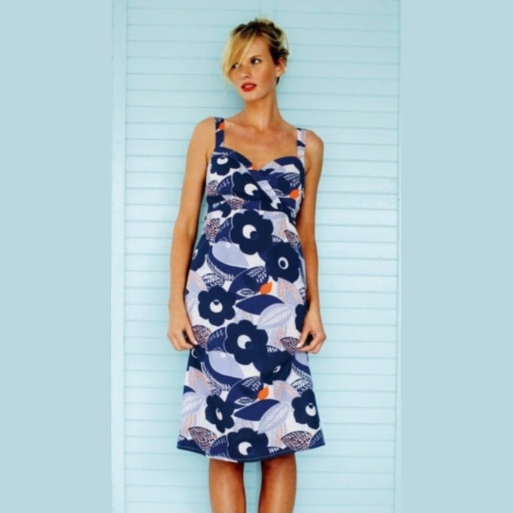 Boden Abstract Floral Sundress 6R-US